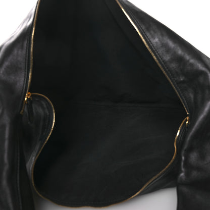 Khaite Vintage Calfskin Extra Large Olivia Hobo Black 5 of 10