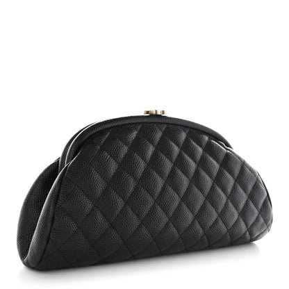 Chanel Caviar Quilted Timeless Clutch Black 3 of 8