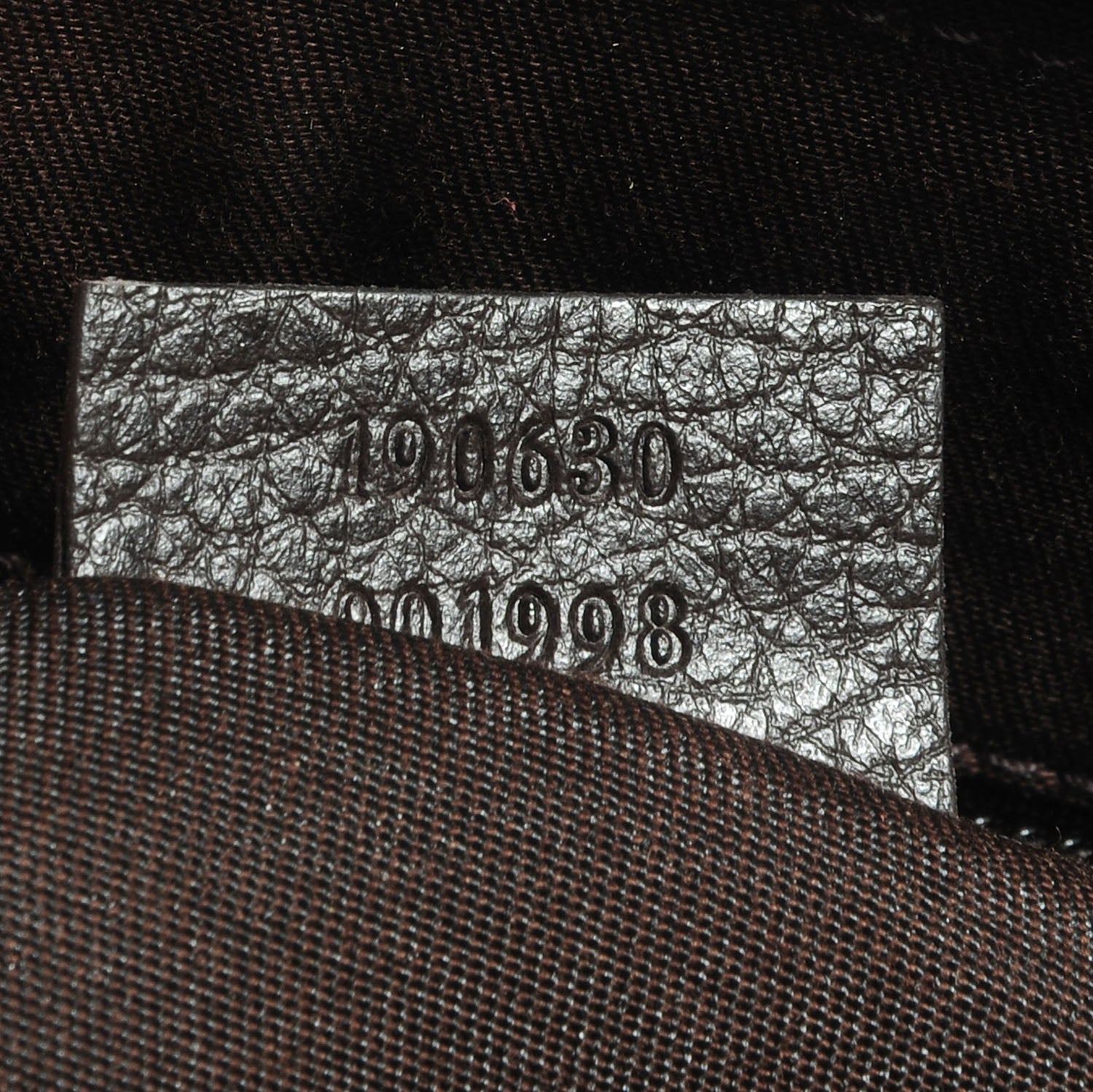 Gucci Crystal Monogram Briefcase Brown 7 of 7
