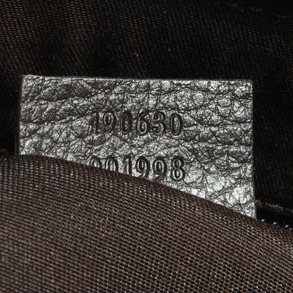 Gucci Crystal Monogram Briefcase Brown 7 of 7