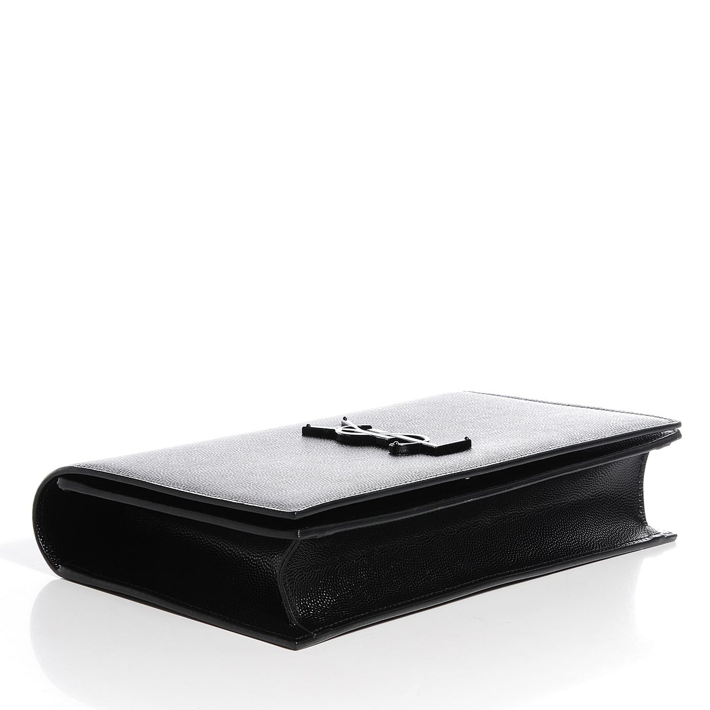 Grain De Poudre Classic Monogram Clutch Nero Black