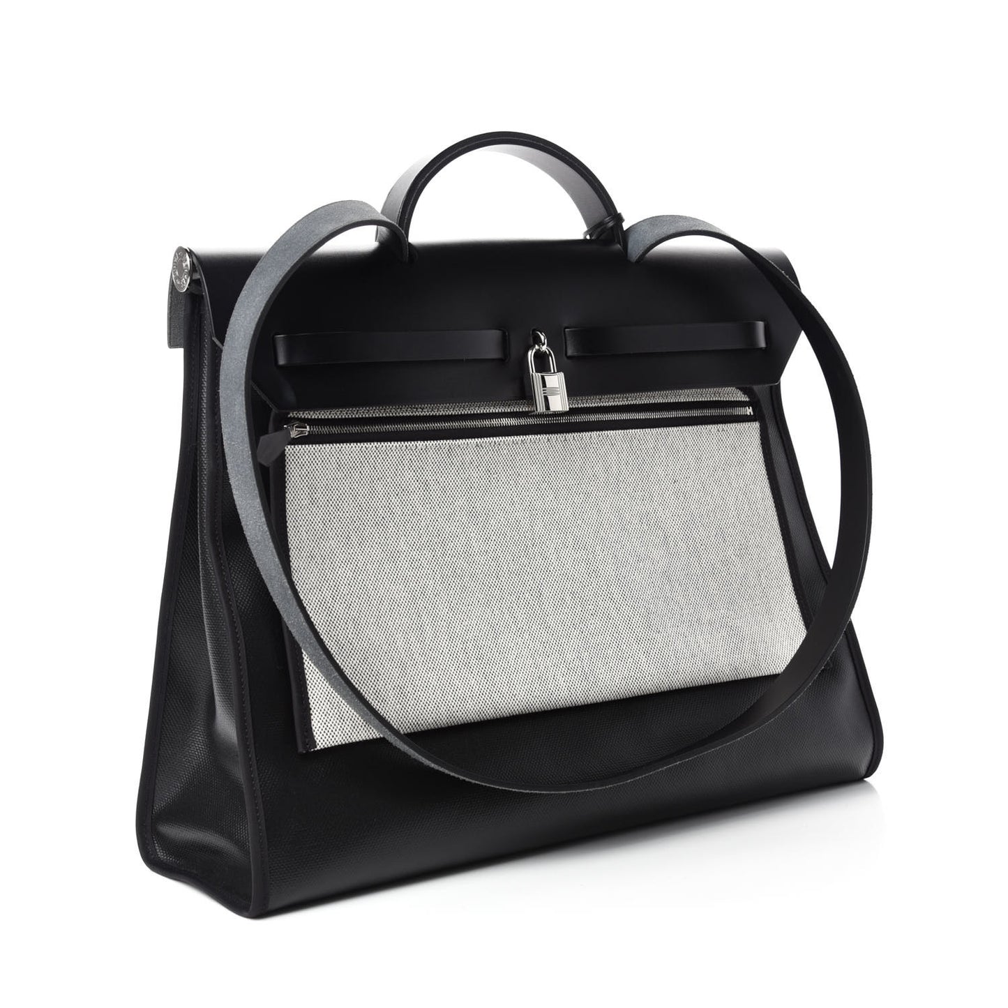 Toile H Berline Vache Hunter Herbag Zip 39 MM Black Ecru