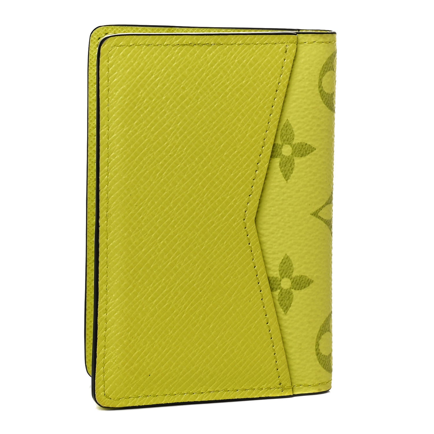 Louis Vuitton Monogram Taiga Pocket Organizer Yellow 3 of 10