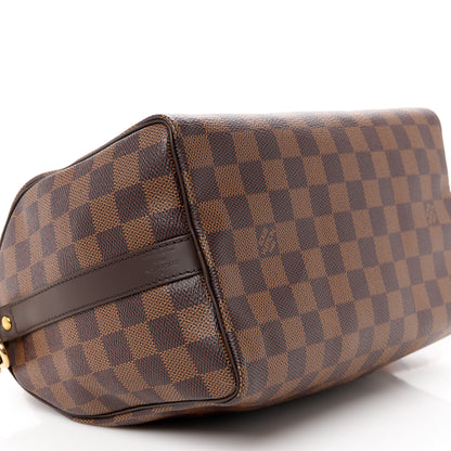 Louis Vuitton Damier Ebene Braided Speedy Bandouliere 25 Pink 10 of 12