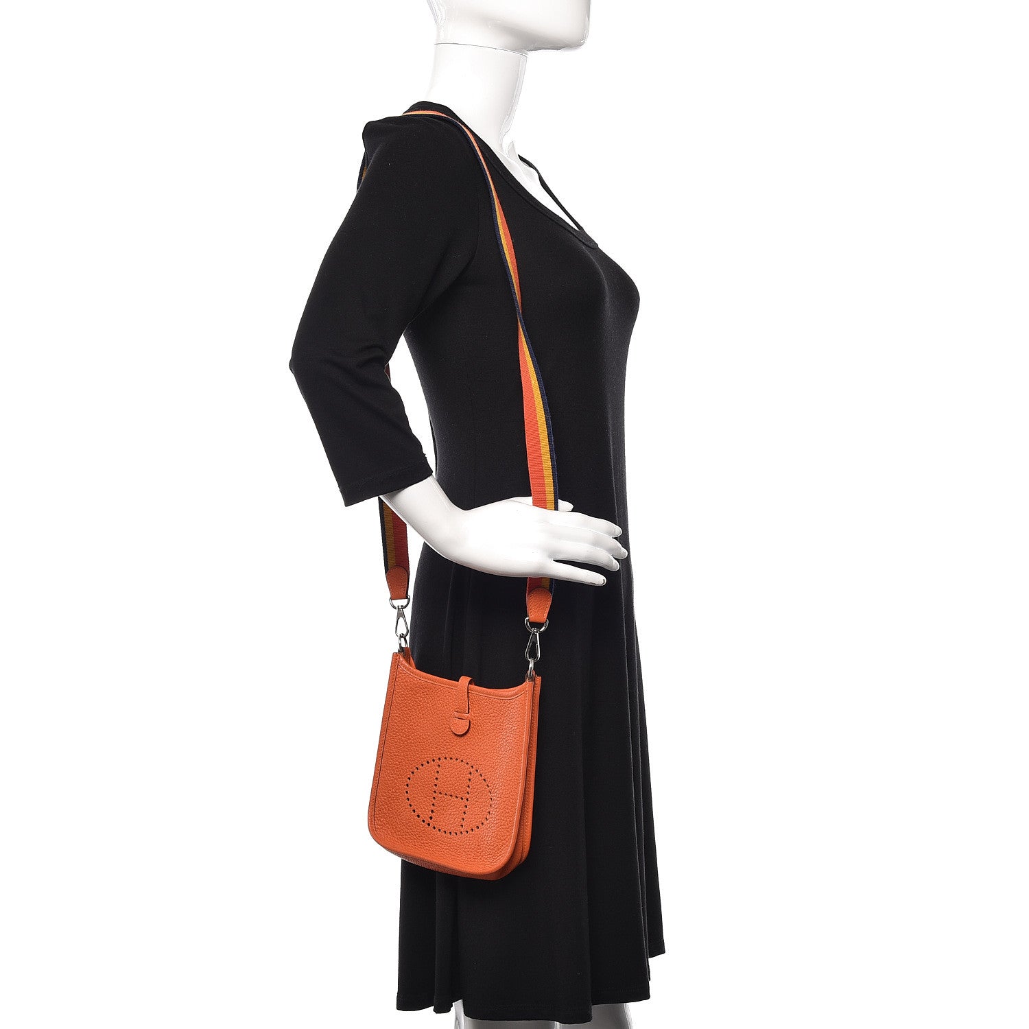 Hermes Taurillon Clemence Amazone Evelyne TPM Feu 2 of 10