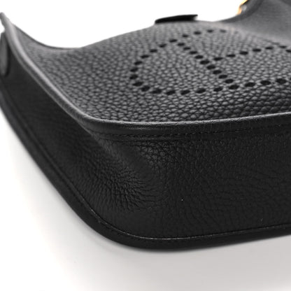 Hermes Taurillon Clemence Evelyne TPM Black 9 of 11