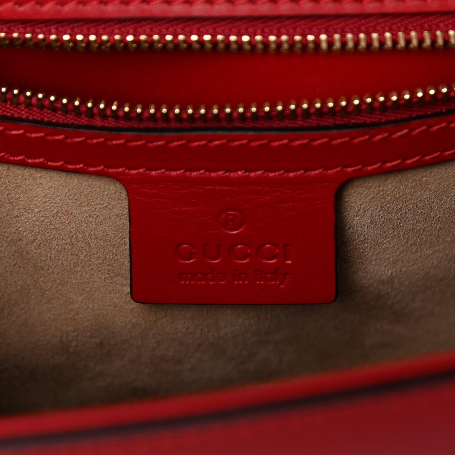 Gucci Calfskin Small Sylvie Shoulder Bag Hibiscus Red 6 of 11