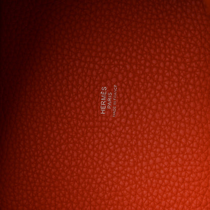 Hermes Taurillon Clemence Picotin Lock 18 PM Feu 6 of 11