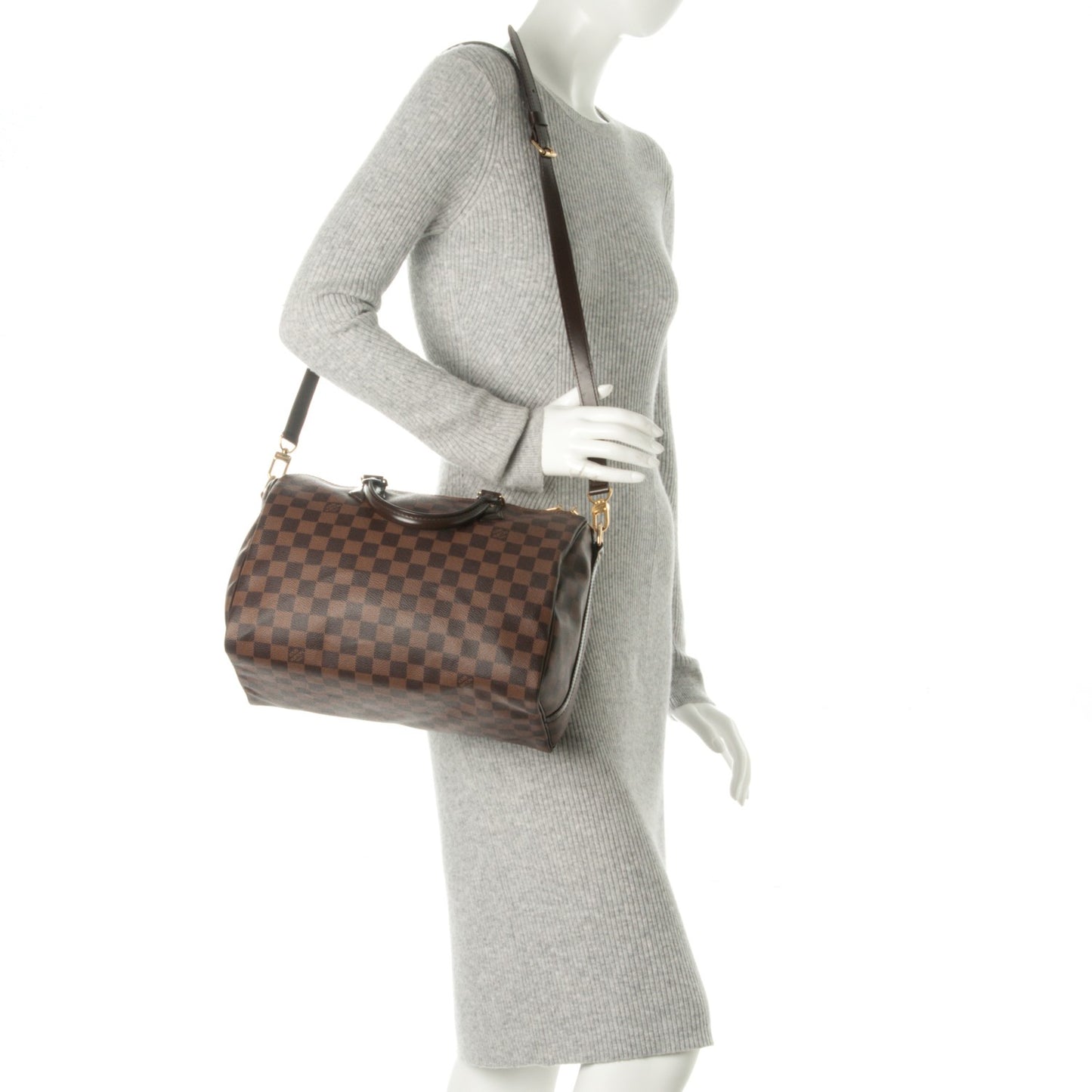 Damier Ebene Speedy Bandouliere 30