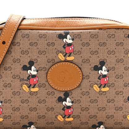 Gucci X DISNEY Mini Vintage GG Supreme Monogram Mickey Mouse Shoulder Bag Beige Vintage Sun Oil 8 of 10