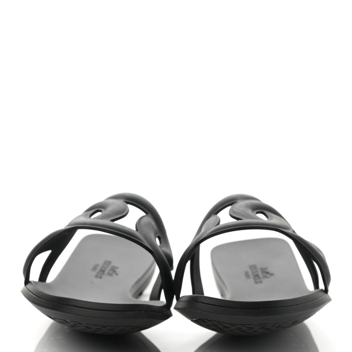 Rubber Aloha Sandals 36 Black