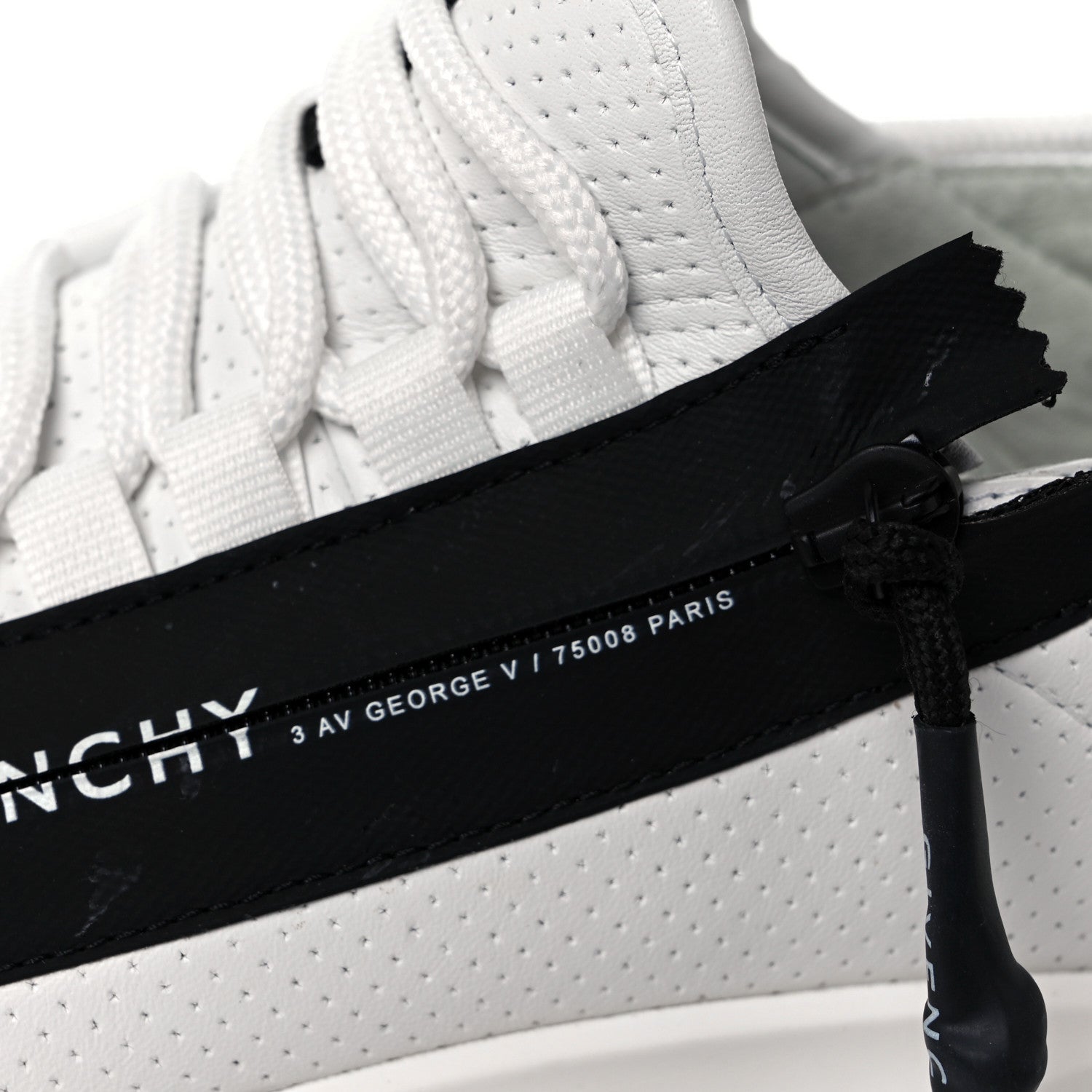 Givenchy Calfskin Spectre Low Runners Sneakers 37 White Black 10 of 12