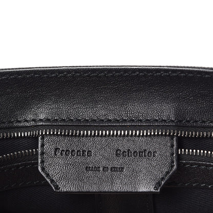 Proenza Schouler Lambskin Nylon Extra Large PS1 Satchel Black 6 of 14