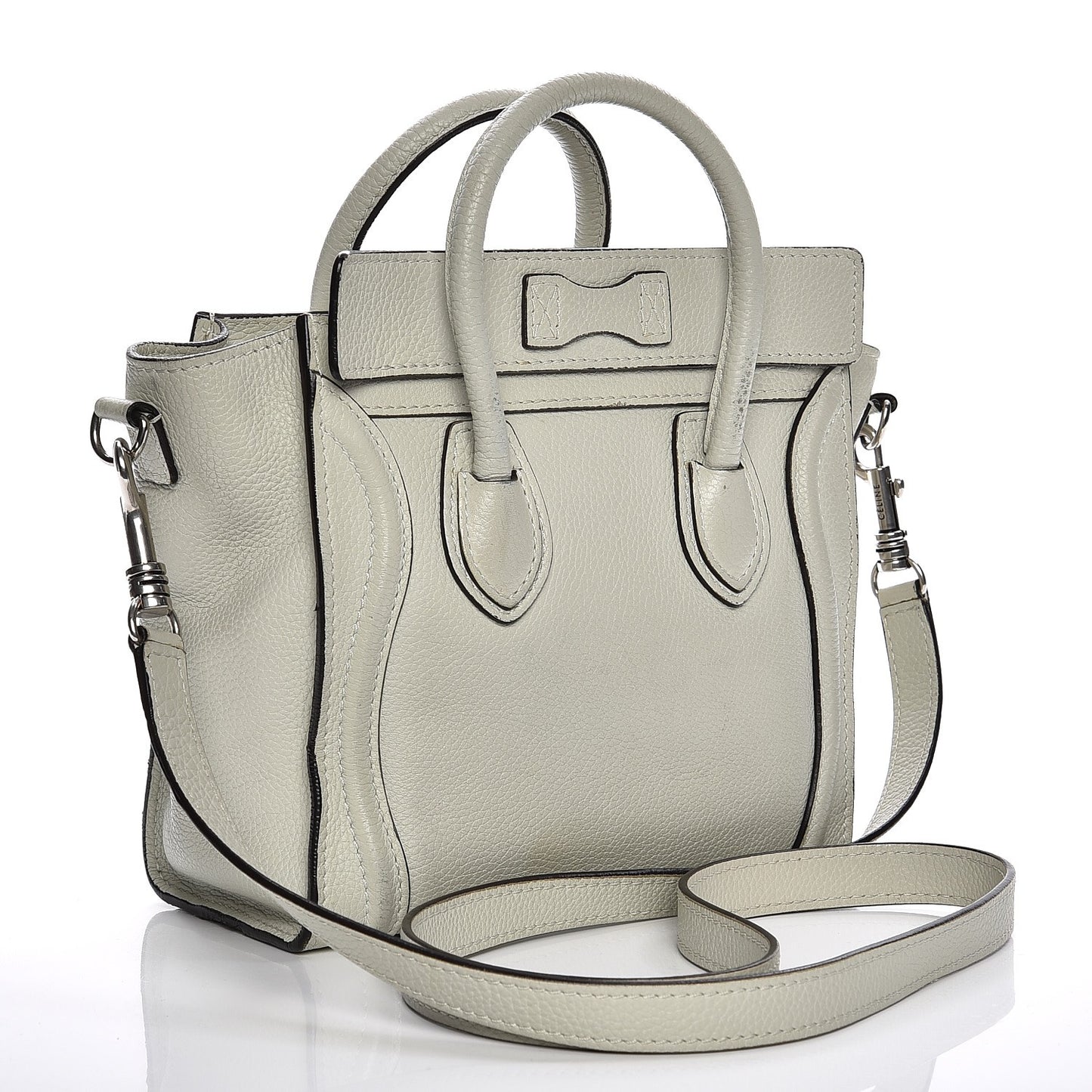 Drummed Calfskin Nano Luggage Lune
