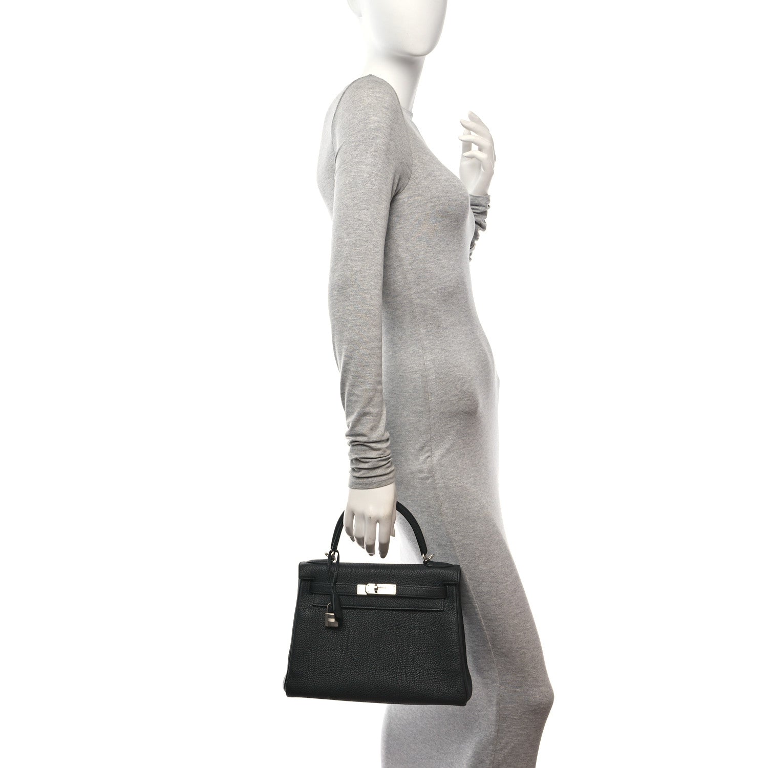 Hermes Togo Kelly Retourne 28 Black 2 of 11