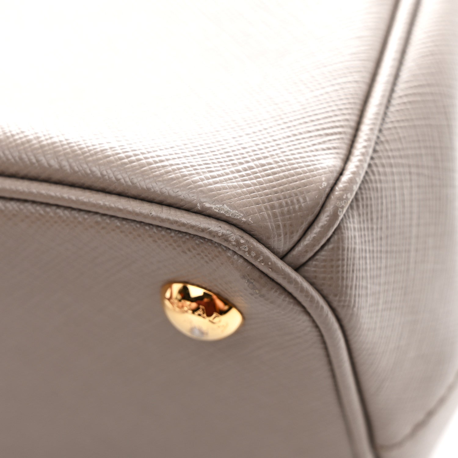 Prada Saffiano Small Galleria Double Zip Tote Argilla 11 of 12