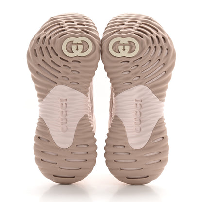 Gucci Calfskin Interlocking G Ripple Womens Platform Sneakers 38 Light Pink 5 of 8