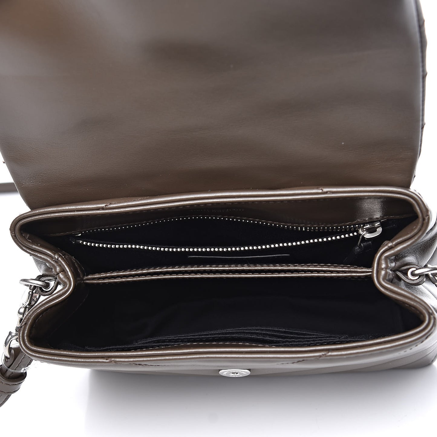 Calfskin Y Quilted Monogram Toy Loulou Crossbody Bag Faggio