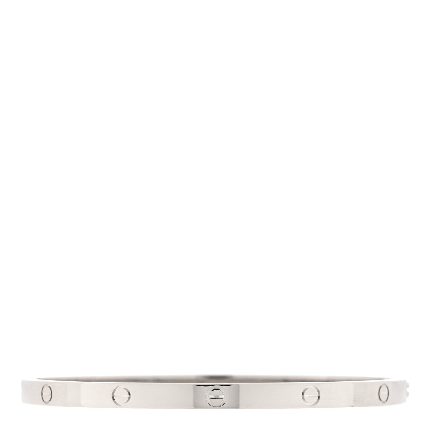Cartier 18K White Gold Small LOVE Bracelet 16 1 of 4