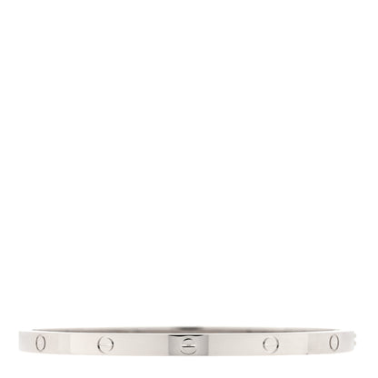 Cartier 18K White Gold Small LOVE Bracelet 16 1 of 4
