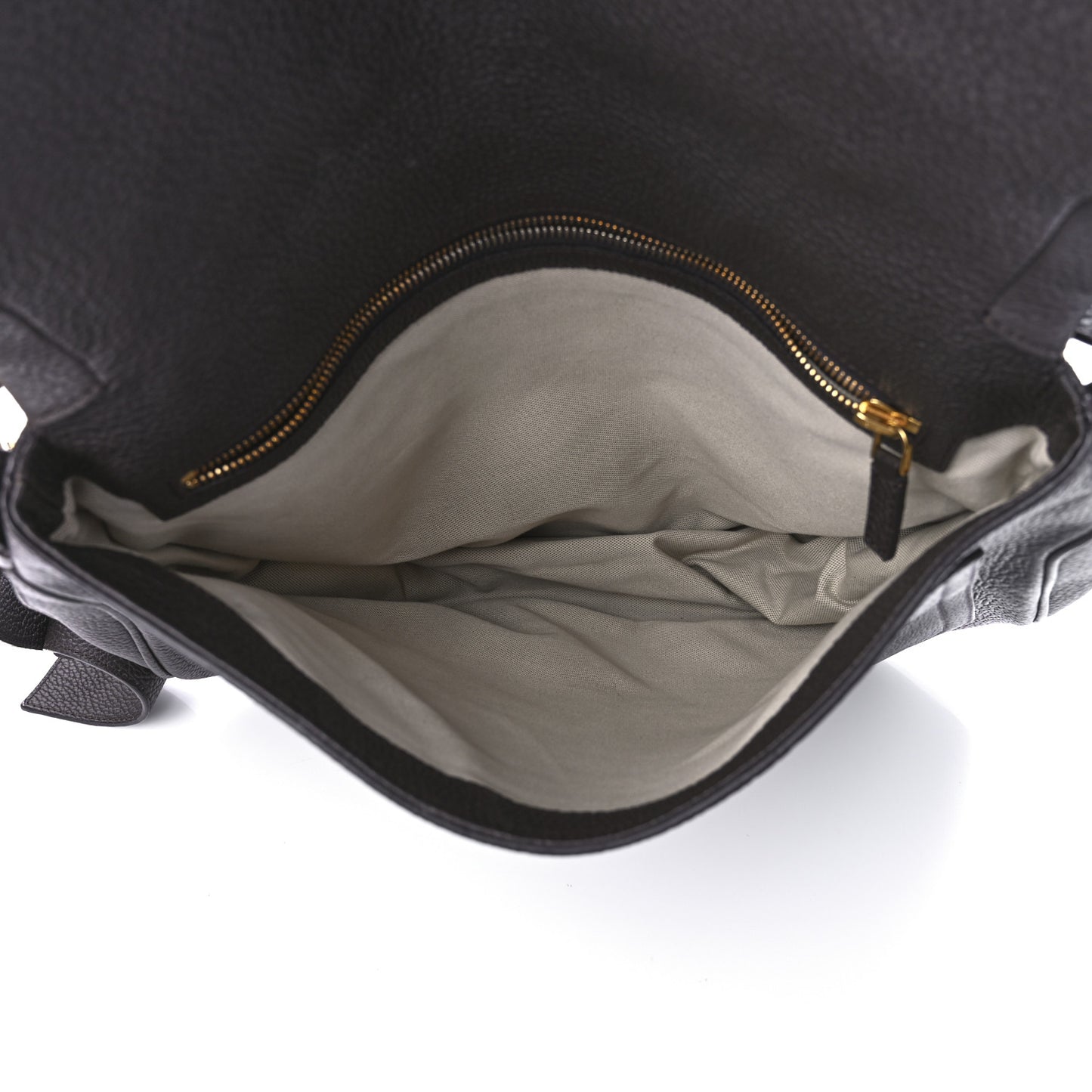 Pebbled Calfskin Large Jennifer Dark Brown