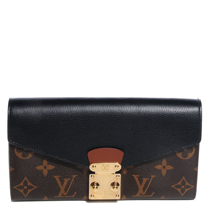 Louis Vuitton Monogram Pallas Wallet Black 1 of 8