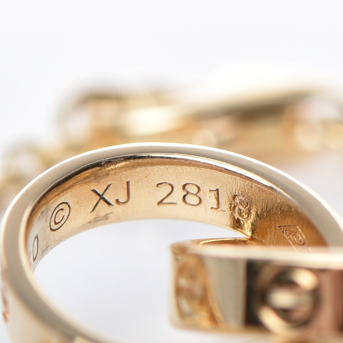 18K Yellow Gold Interlocking LOVE Bracelet