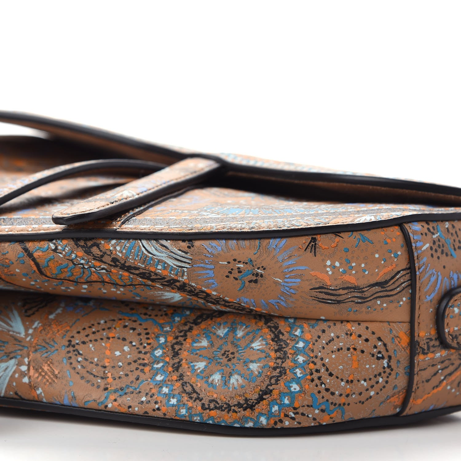 Christian Dior Calfskin Painted Saddle Bag 9 of 9