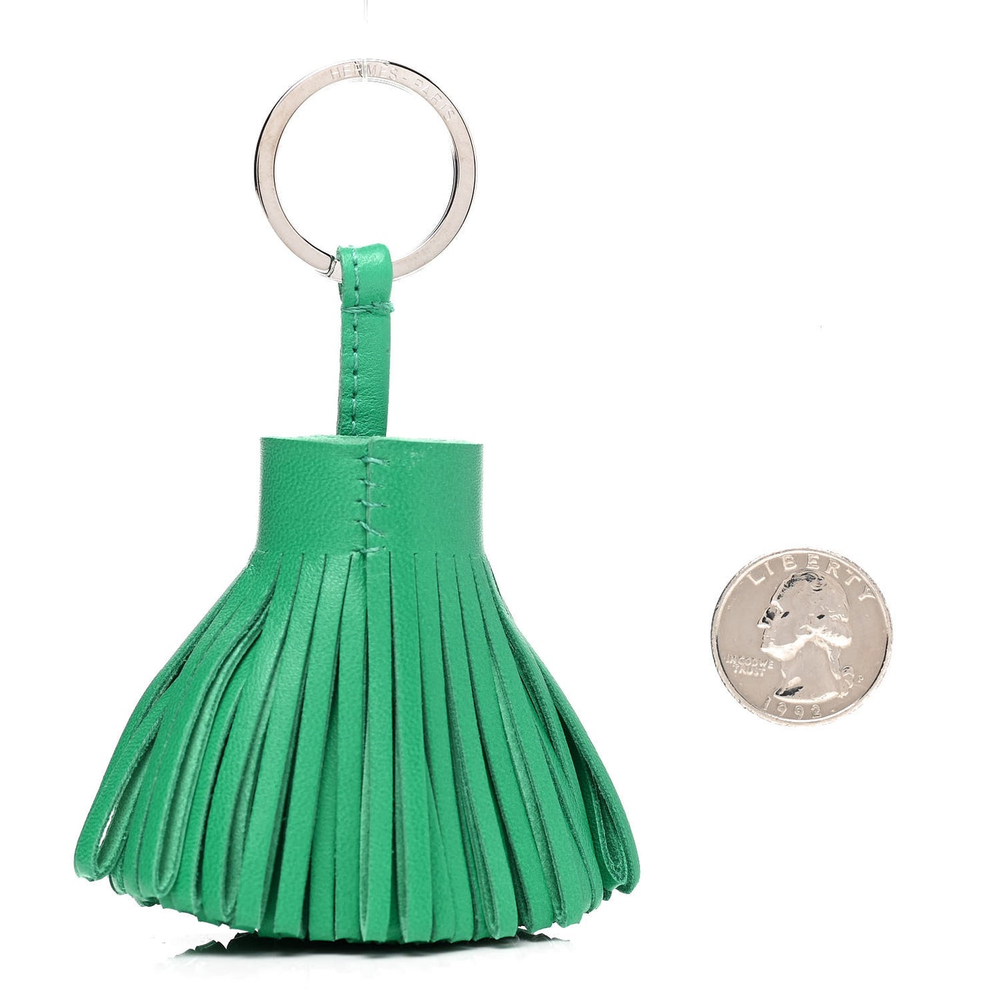Lambskin Carmen Tassel Key Holder Menthe