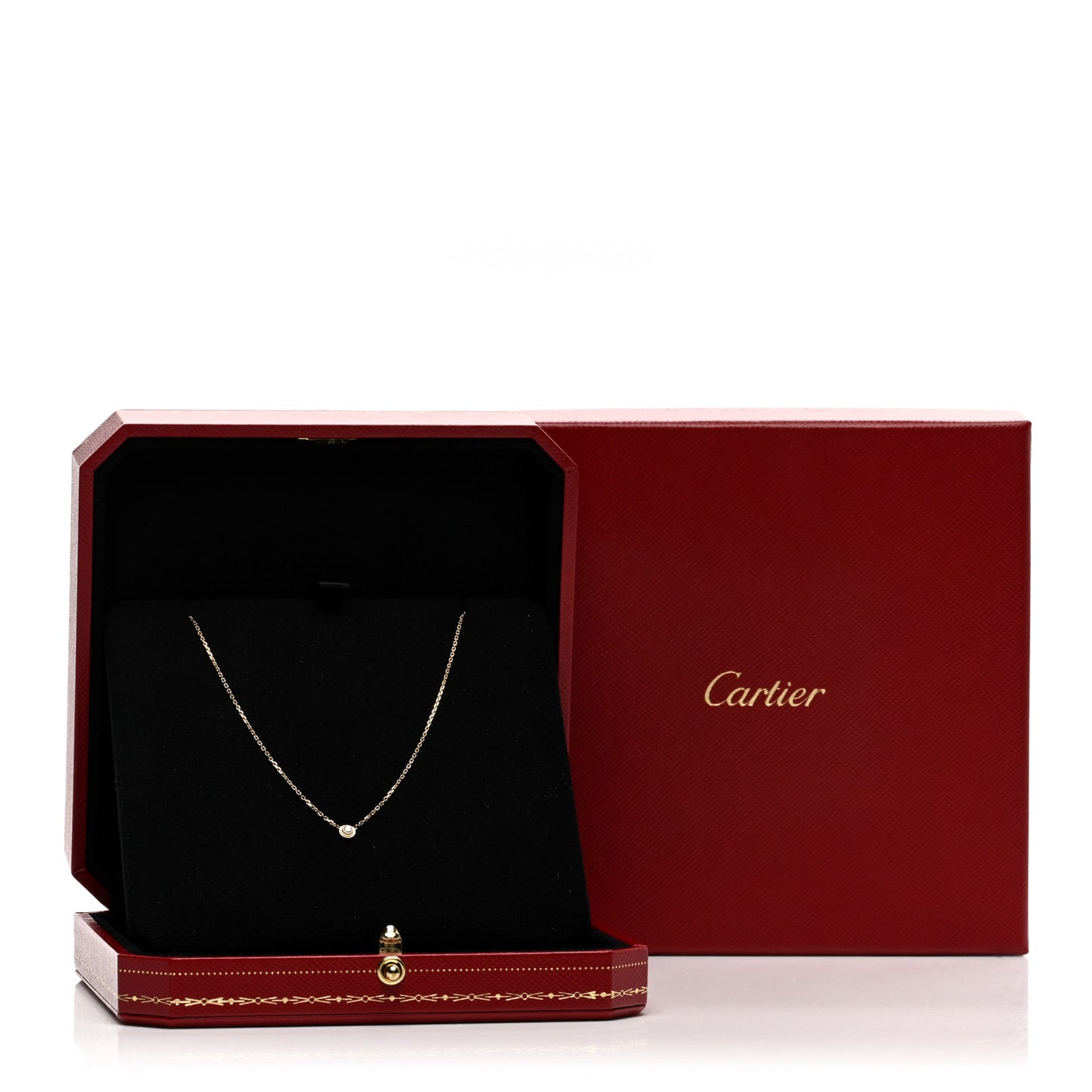 18K Yellow Gold Diamond XS D'Amour Pendant Necklace