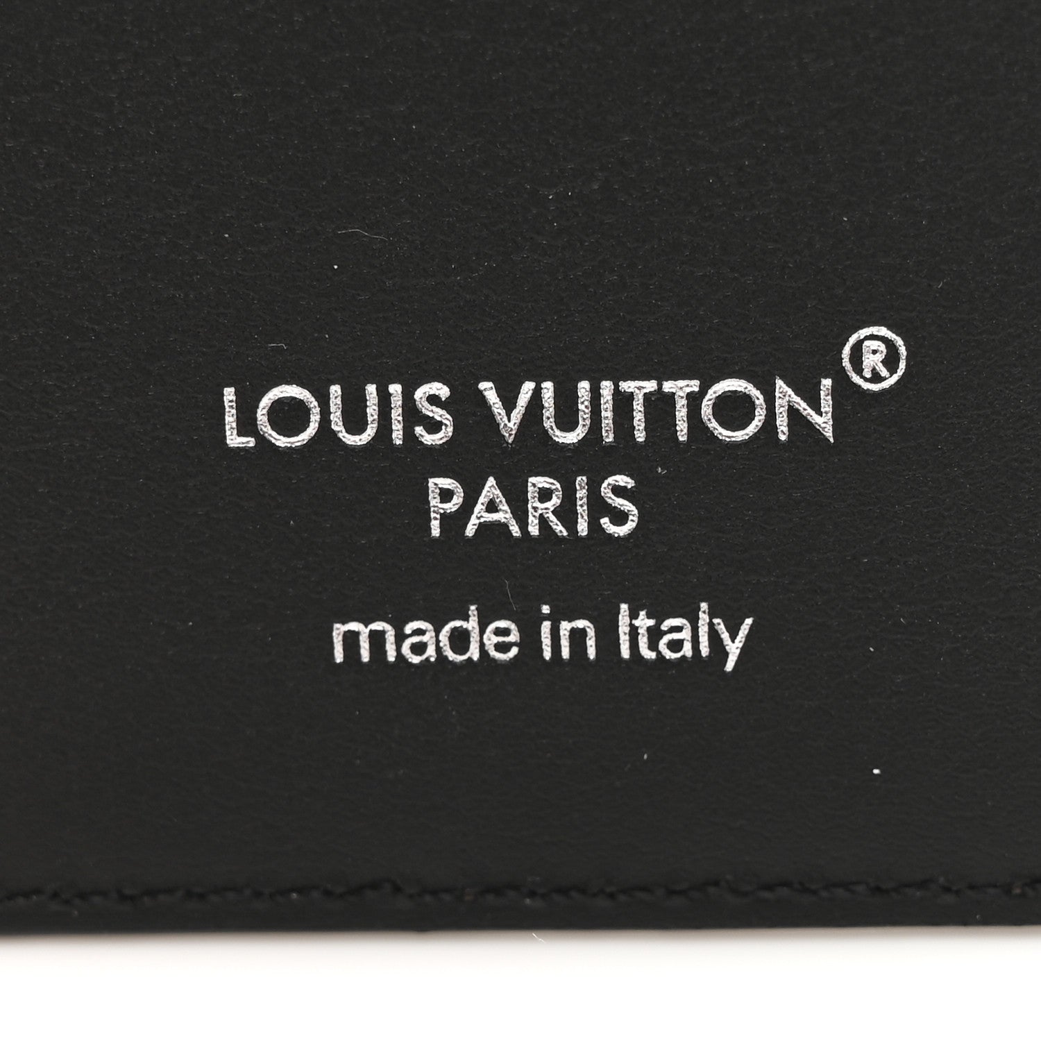 Louis Vuitton Monogram Macassar Magnetic Card Holder Black 5 of 6