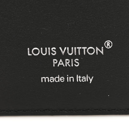 Louis Vuitton Monogram Macassar Magnetic Card Holder Black 5 of 6