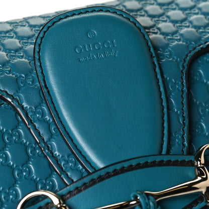 Gucci Soft Microguccissima Medium Emily Chain Shoulder Bag Deep Cobalt 9 of 9