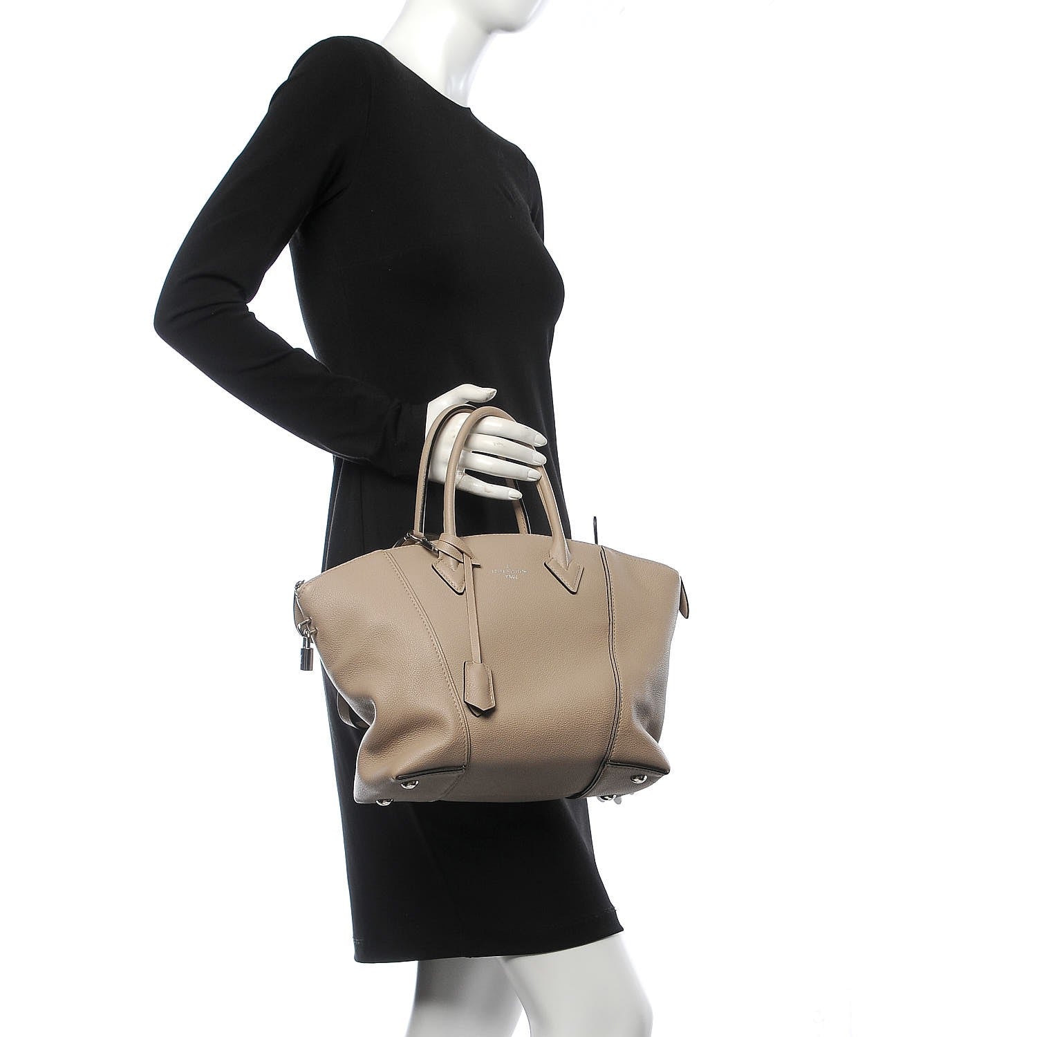 Louis Vuitton Veau Cachemire Soft Lockit PM Galet 3 of 8