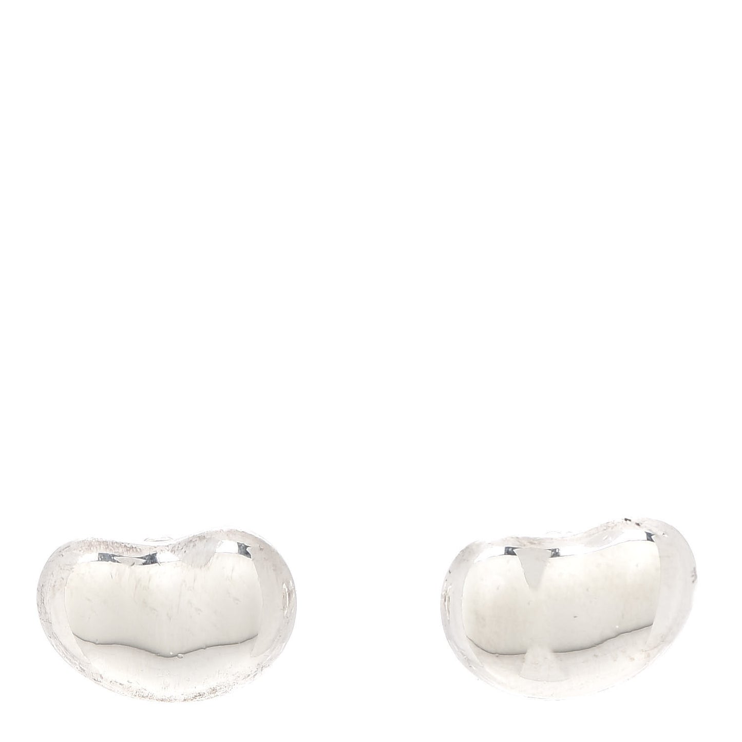 Sterling Silver 9mm Elsa Peretti Bean Earrings