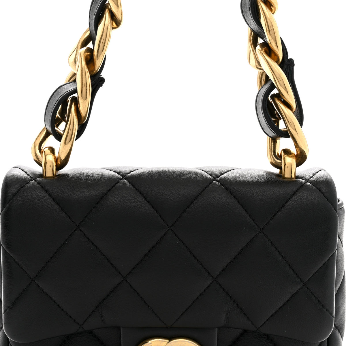 Chanel Lambskin Quilted Mini CC Funky Town Flap Black 8 of 11