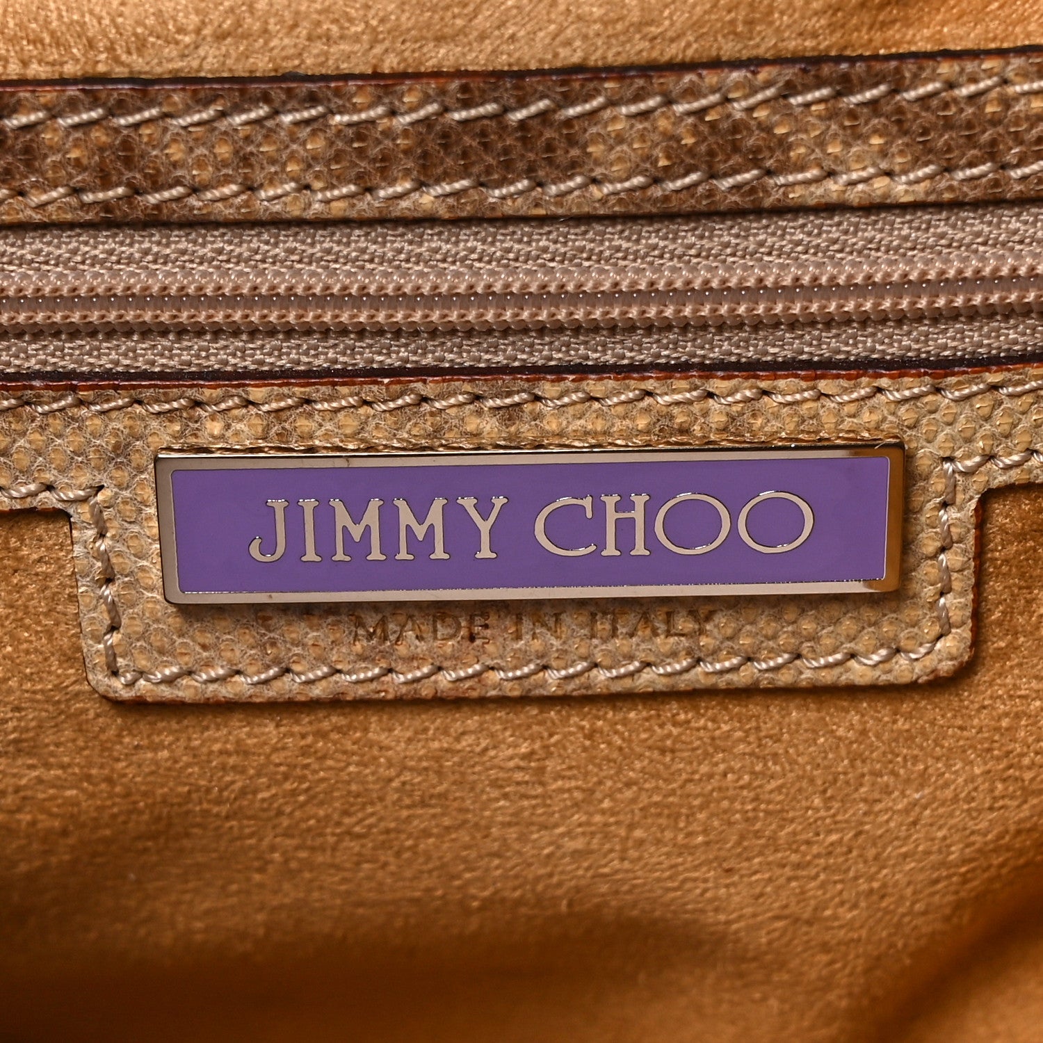 Jimmy Choo Watersnake Ramona Brown 7 of 9