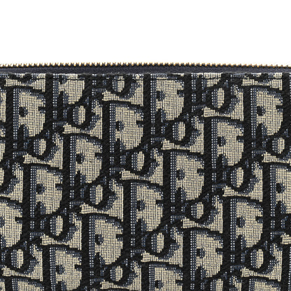 Christian Dior Oblique 30 Montaigne Pouch With Chain Blue 8 of 11