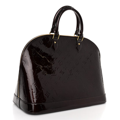 Louis Vuitton LOUIS VUITTON Vernis Alma GM Amarante 3 of 9