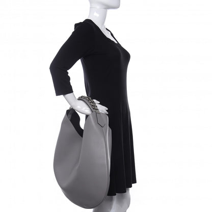 Givenchy Calfskin Medium Infinity Hobo Bag Pearl Grey 2 of 9