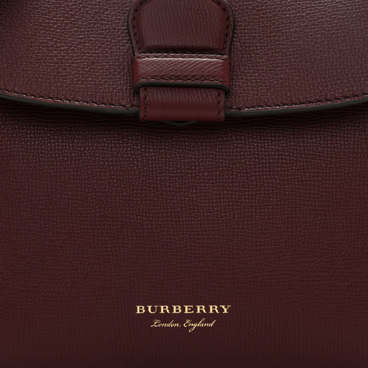 Burberry Derby Calfskin House Check Small Camberley Mahogany Red 8 of 10