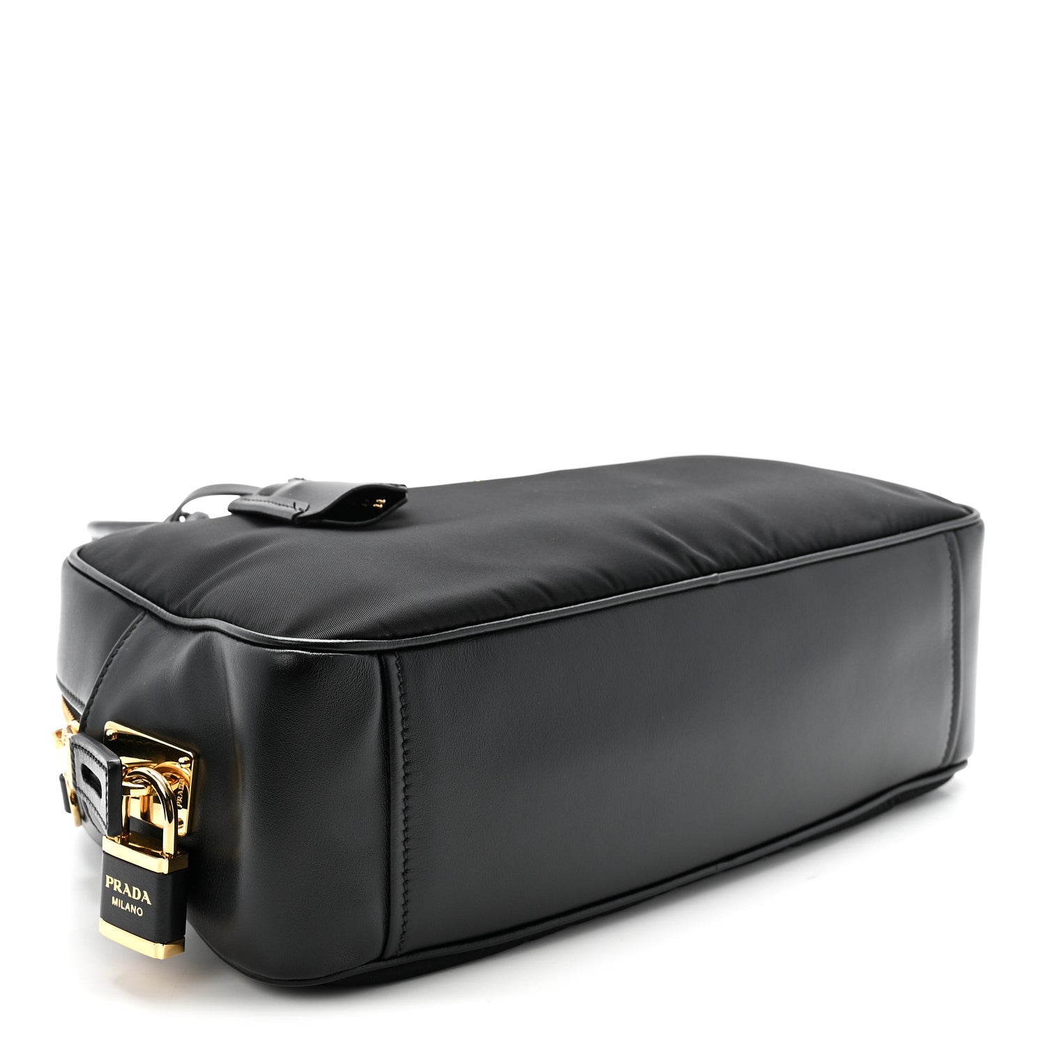 Prada Tessuto Vitello Bauletto Black 4 of 10