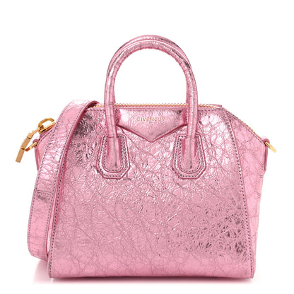 Givenchy Laminated Lambskin Mini Antigona Silk Pink 1 of 11
