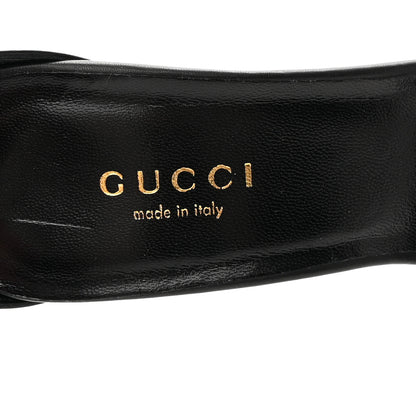 Gucci Calfskin Ursula Ankle Wrap Pumps 35 Black 7 of 9