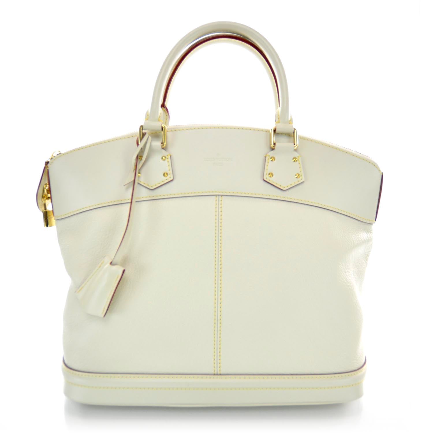 Louis Vuitton Suhali Lockit MM White 1 of 8
