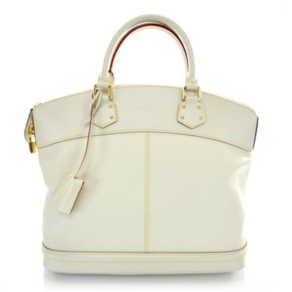 Louis Vuitton Suhali Lockit MM White 1 of 8