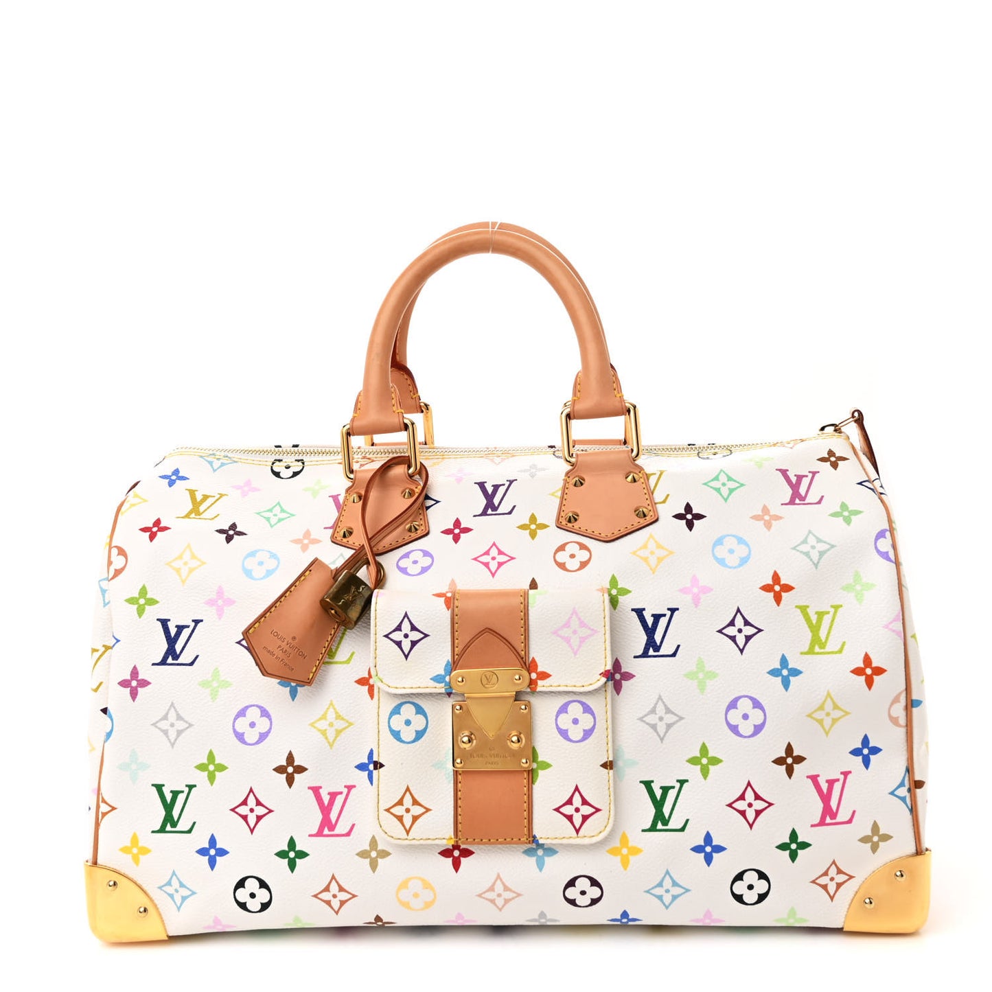 Monogram Multicolor Speedy 40 White