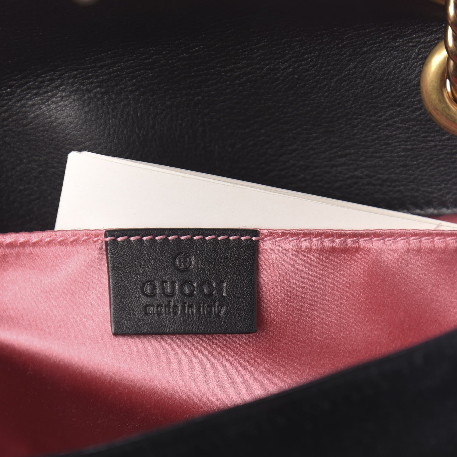 Gucci Velvet Matelasse Mini GG Marmont Shoulder Bag Black 6 of 10