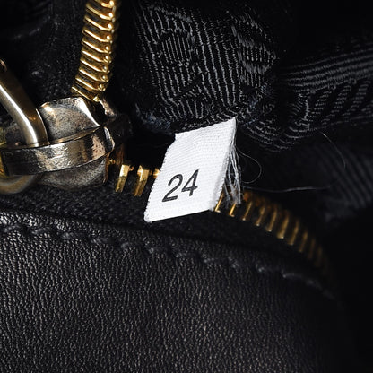 Prada Soft Calf Tote Black 8 of 9
