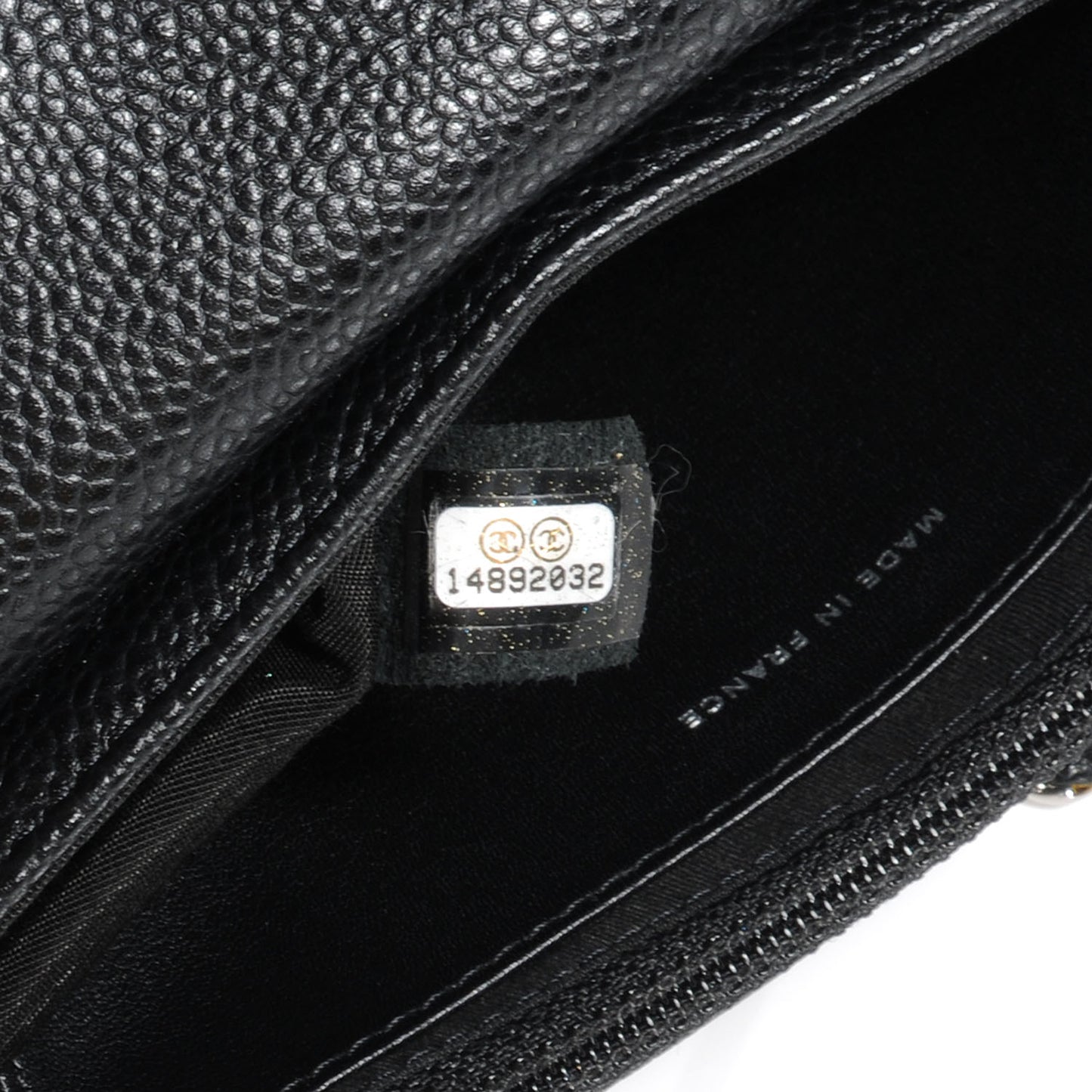 Caviar Half Moon Wallet On Chain WOC Black